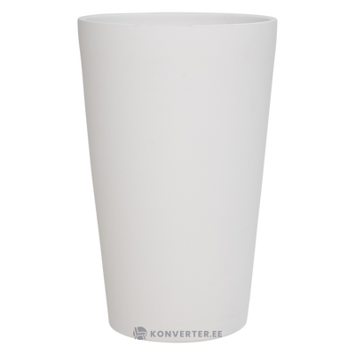 Высокий белый горшок (Городская природа)