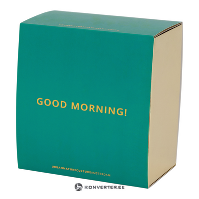 Dovanų dėžutė „Labas rytas“ produktams (Urban Nature), gilios jūros mėlynos spalvos