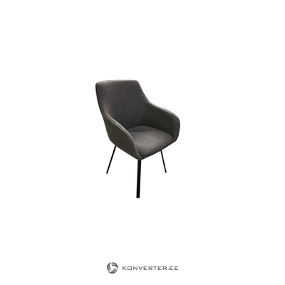 Dark gray-black chair alison 