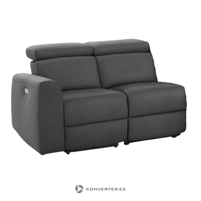 Anthracite sofa with relaxation function (sentrano)