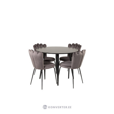 Round dining set (plaza, limhamn)