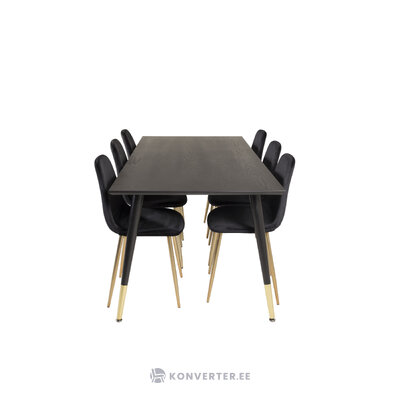 Rectangular dining set (dip, polar)