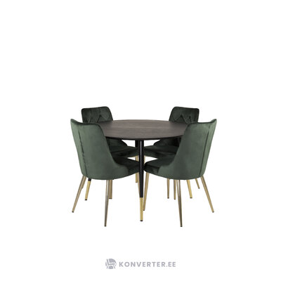 Round dining set (dip, velvet deluxe)