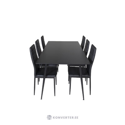 Rectangular dining set (silar, slim)