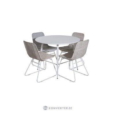 Round dining set (plaza, cirebon)