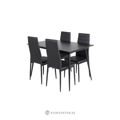 Rectangular dining set (silar, slim)