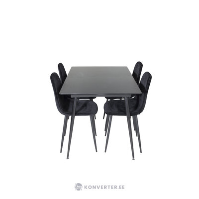 Rectangular dining set (silar, polar)