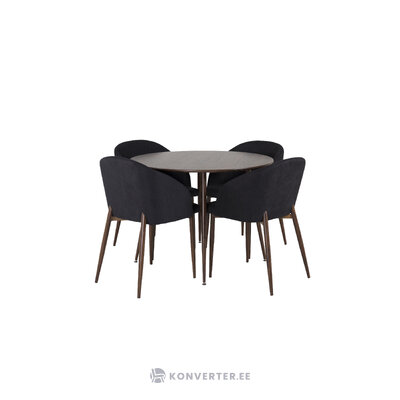 Round dining set (plaza, arch)