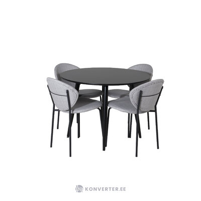 Round dining set (plaza, vault)