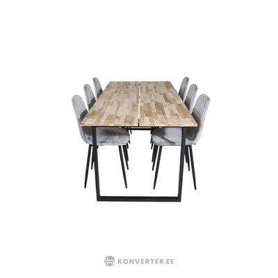 Rectangular dining set (cirebon, polar)