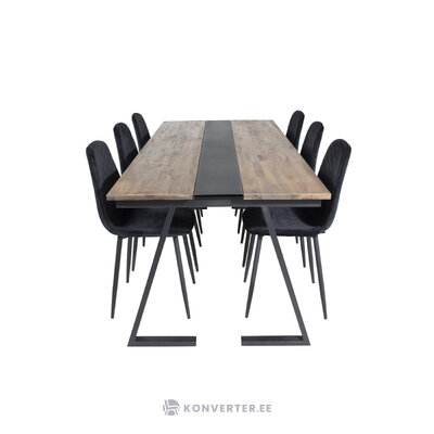 Rectangular dining set (jakarta, polar)