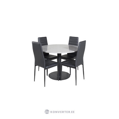 Round dining set (razzia, slim)