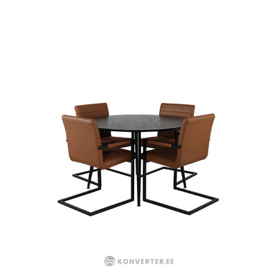 Round dining set (dip, art)