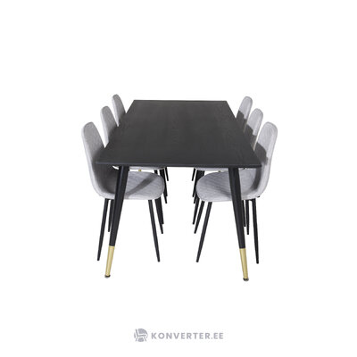 Rectangular dining set (dip, polar)