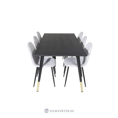 Rectangular dining set (dip, polar)