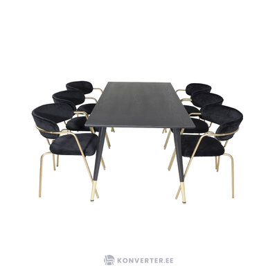 Rectangular dining set (dip, arrow)