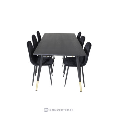 Rectangular dining set (dip, polar)