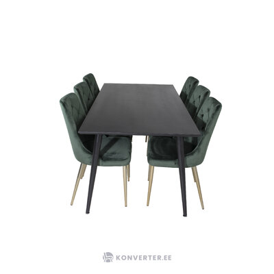 Rectangular dining set (dip, velvet deluxe)