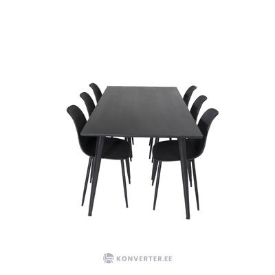 Rectangular dining set (dip, polar)