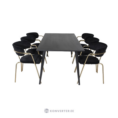 Rectangular dining set (dip, arrow)