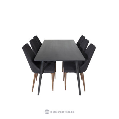 Rectangular dining set (dip, leone)