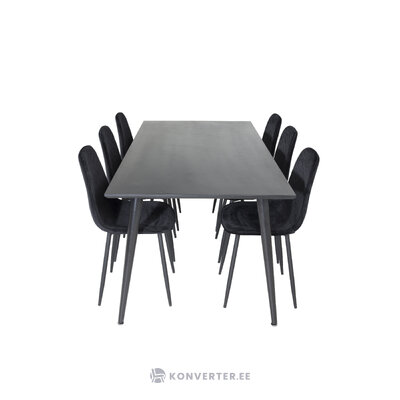 Rectangular dining set (dip, polar)