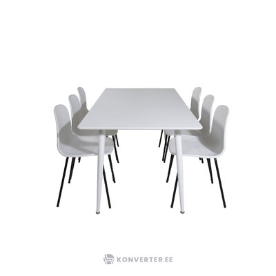 Rectangular dining set (polar, arctic)