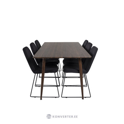 Rectangular dining set (polar, muce)