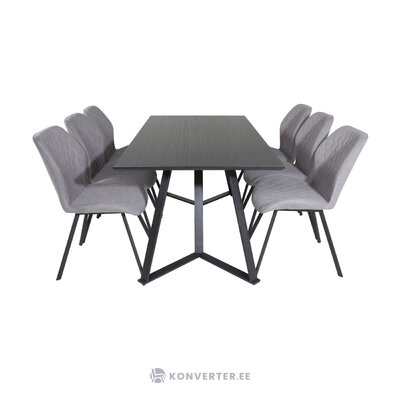 Rectangular dining set (marina, gemma)