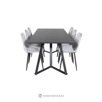 Rectangular dining set (marina, polar)