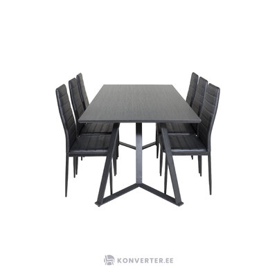 Rectangular dining set (marina, slim)