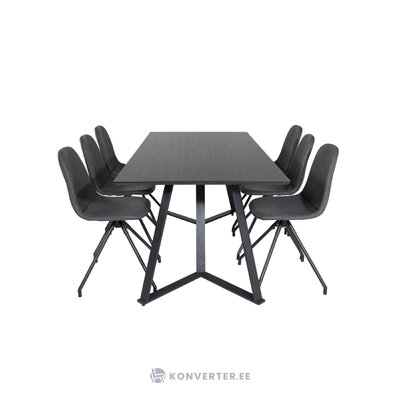 Rectangular dining set (marina, polar)