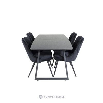 Rectangular dining set (inca, velvet deluxe)