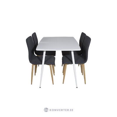 Rectangular dining set (polar, windu)