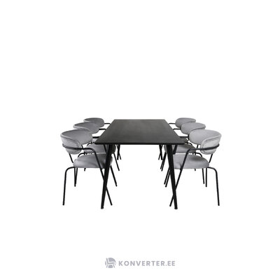 Rectangular dining set (dip, arrow)