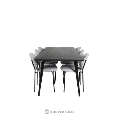 Rectangular dining set (dip, vault)