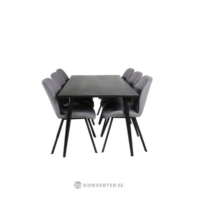 Rectangular dining set (dip, gemma)