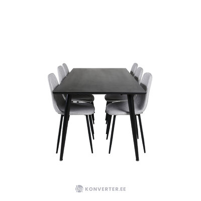 Rectangular dining set (dip, polar)