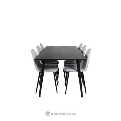 Rectangular dining set (dip, polar)