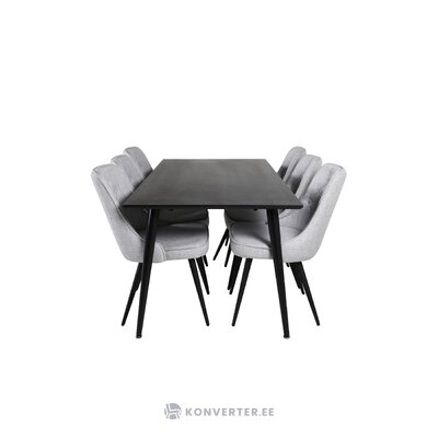 Rectangular dining set (dip, velvet deluxe)