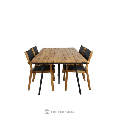 Ristkülikukujuline Aiamööbli Komplekt (Chan, Venice)