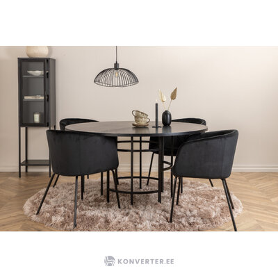 Round dining set (copenhagen, berit)