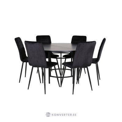 Round dining set (copenhagen, windu)