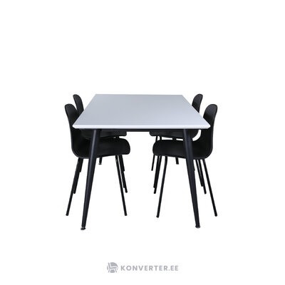 Rectangular dining set (jimmy, arctic)