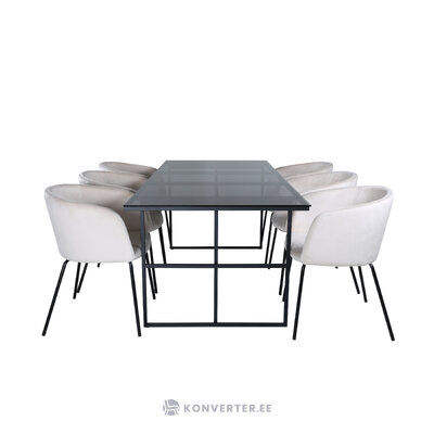 Rectangular dining set (leif, berit)