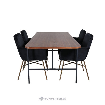 Rectangular dining set (uno, petra)