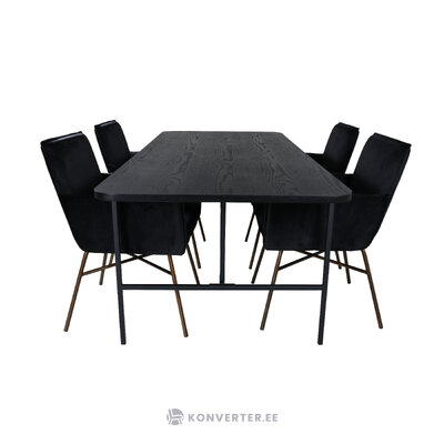 Rectangular dining set (uno, petra)