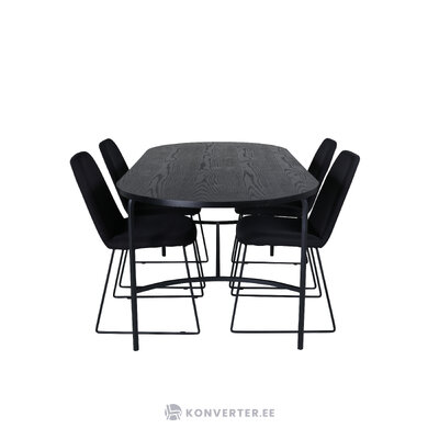 Oval dining set (skate, muce)