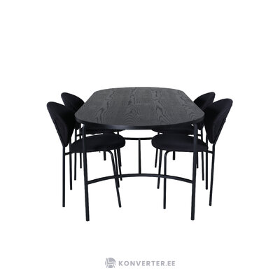 Oval dining set (skate, vault)