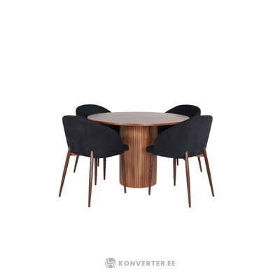 Round dining set (bianca, arch)